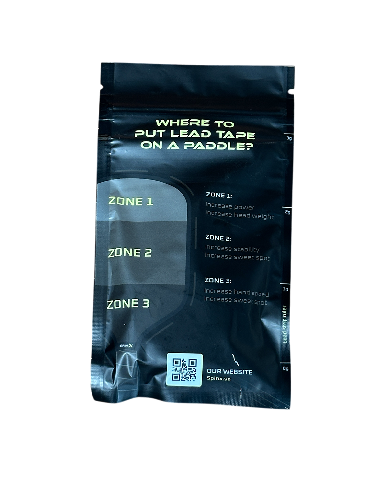 Set 2 Miếng Chì MOI Pickleball SPINX Chính Hãng – Tăng Điểm Ngọt, Tối Ưu Kiểm Soát & Sức Mạnh - Dễ Dùng - Tiện Lợi